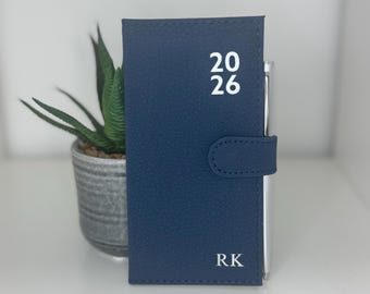 Pocket 2026 diary | Week to view | Personalised With any Initials Or Name