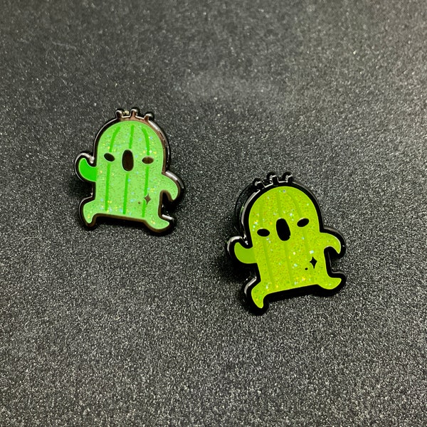 Mini cactuar ENAMEL PIN, 0.8" FF hard enamel small filler pin collar pin