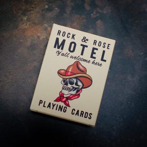 Rock And Rose Motel Playing Cards