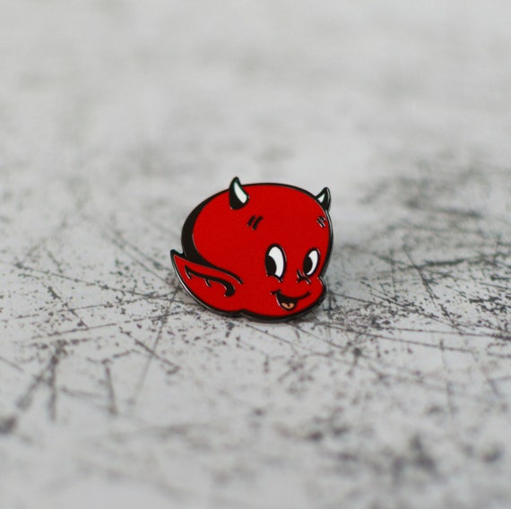 Hot Stuff Devil Enamel Pin - Etsy