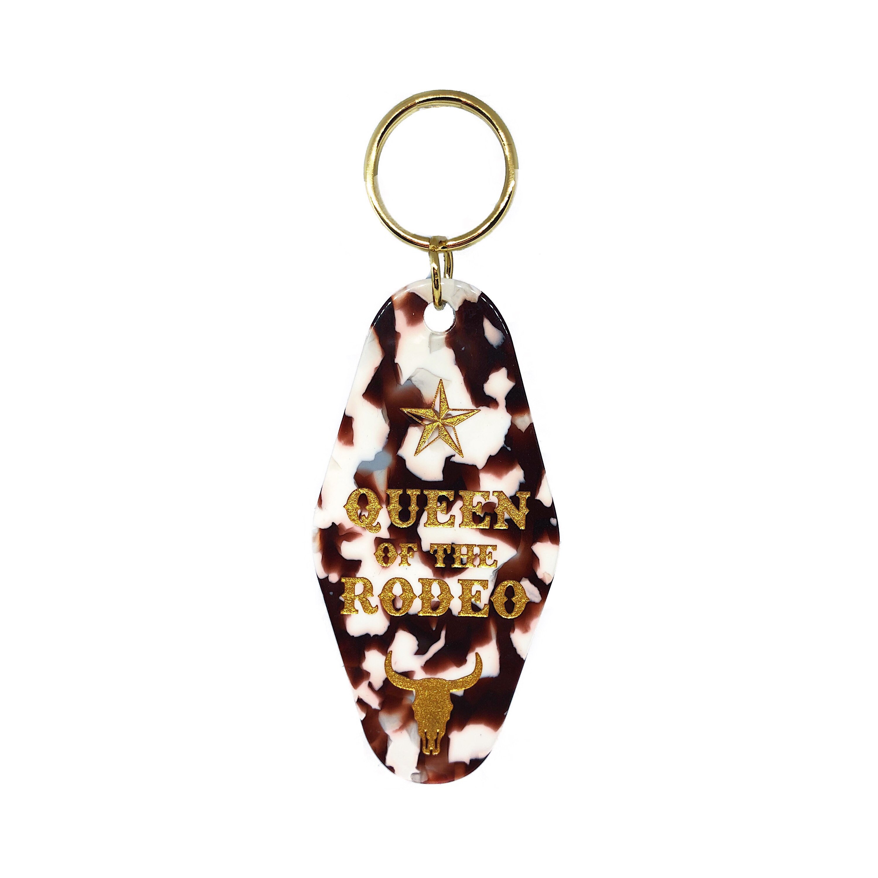 Queen Of The Rodeo Motel Keychain