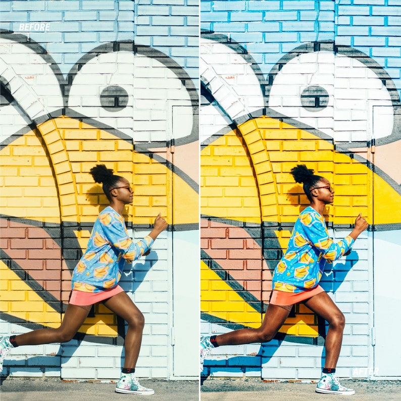 black woman run Luts presets