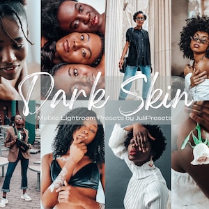 Dark Skin Mobile Lightroom Presets