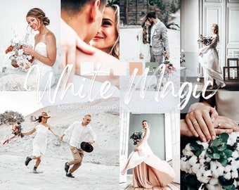 White Magic Wedding Lightroom Mobile Presets