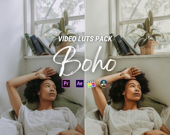 Boho LUTs Pack Presets Mobile Desktop, DaVinci Resolve, LUTs presets, Video Presets