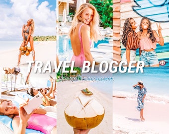Travel Blogger Mobile Lightroom Presets