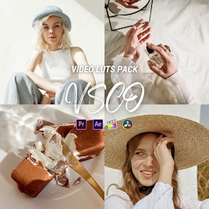 VSCO Cinematic LUTs, Final Cut LUTs, Adobe Premiere Pro LUTs, Video Filter, DaVinci Resolve, Video Filters, LUTs Presets, Vlog luts