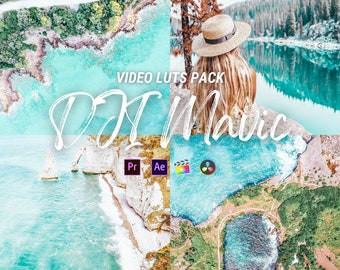 Mavic Pro LUTs Nature, Adobe Premiere Pro LUTs Pack, Video Editing Luts Final Cut Pro, Video Presets for DaVinci Resolve Vlog