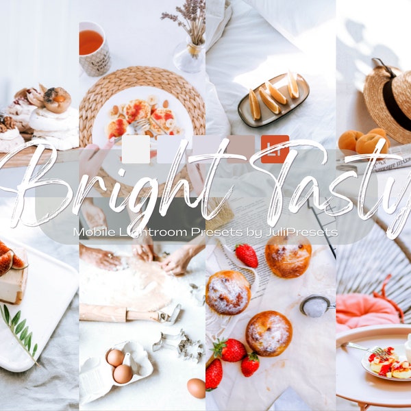 Bright Tasty Food Lightroom Mobile Presets