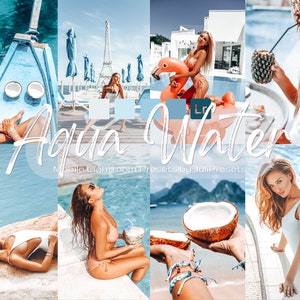 Aqua Water Lightroom Mobile Presets