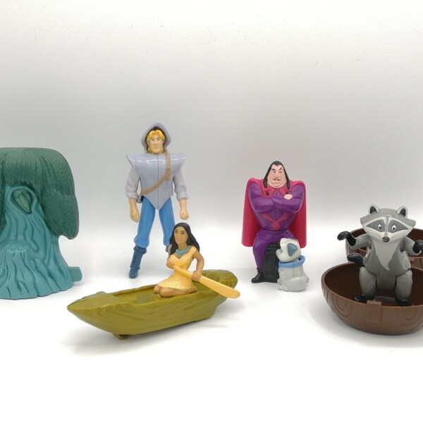 Pocahontas | Full Set | 1995 McDonald's Happy Meal | Disney | Vintage Toys