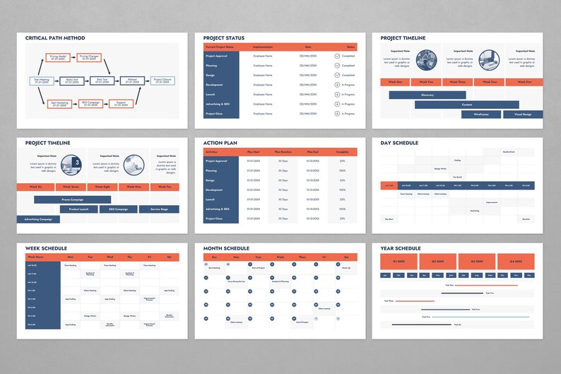 Project Plan Presentation Template | Comprehensive Project Management Deck | PPT PowerPoint, Google Slides, Keynote image 3