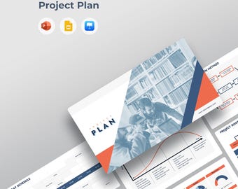 Project Plan Presentation Template | Comprehensive Project Management Deck | PPT PowerPoint, Google Slides, Keynote