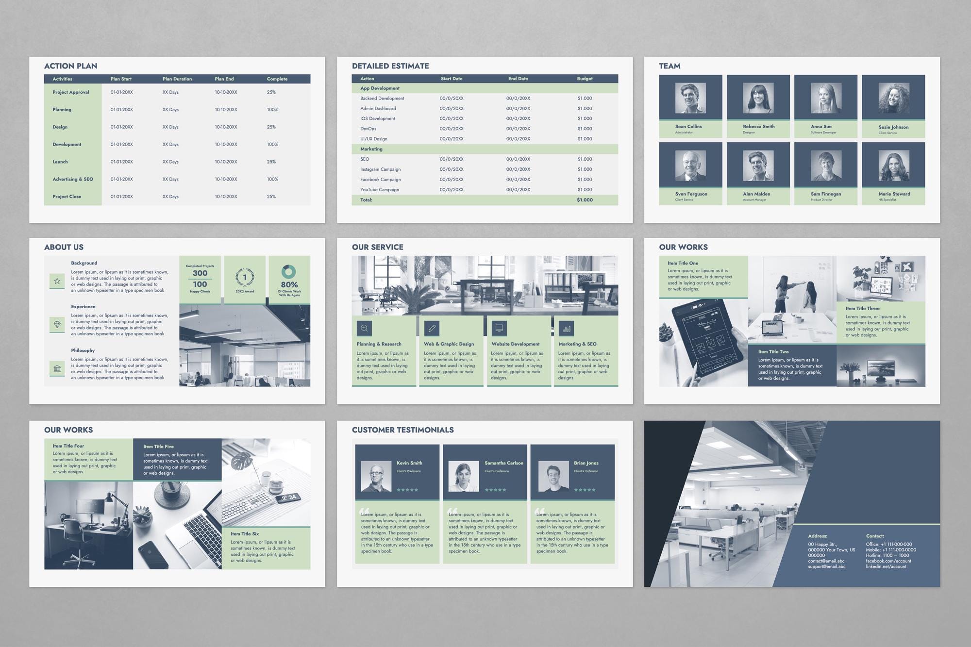 Project Proposal Presentation Template | Consulting & Client Pitch Deck ...