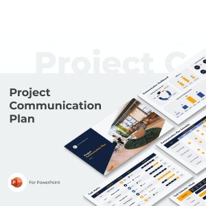 Project Communication Plan  | Management Status Report |  PowerPoint Presentation Template