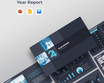 Year Report | Annual Report | Business Proposal | Company Profile PowerPoint Presentation Template