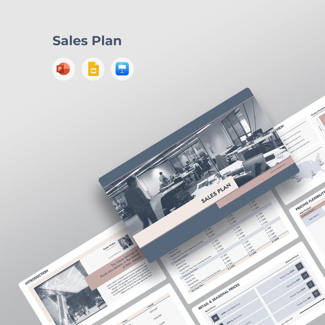 Sales Plan Template | Revenue Targets & Sales Strategy Deck ...