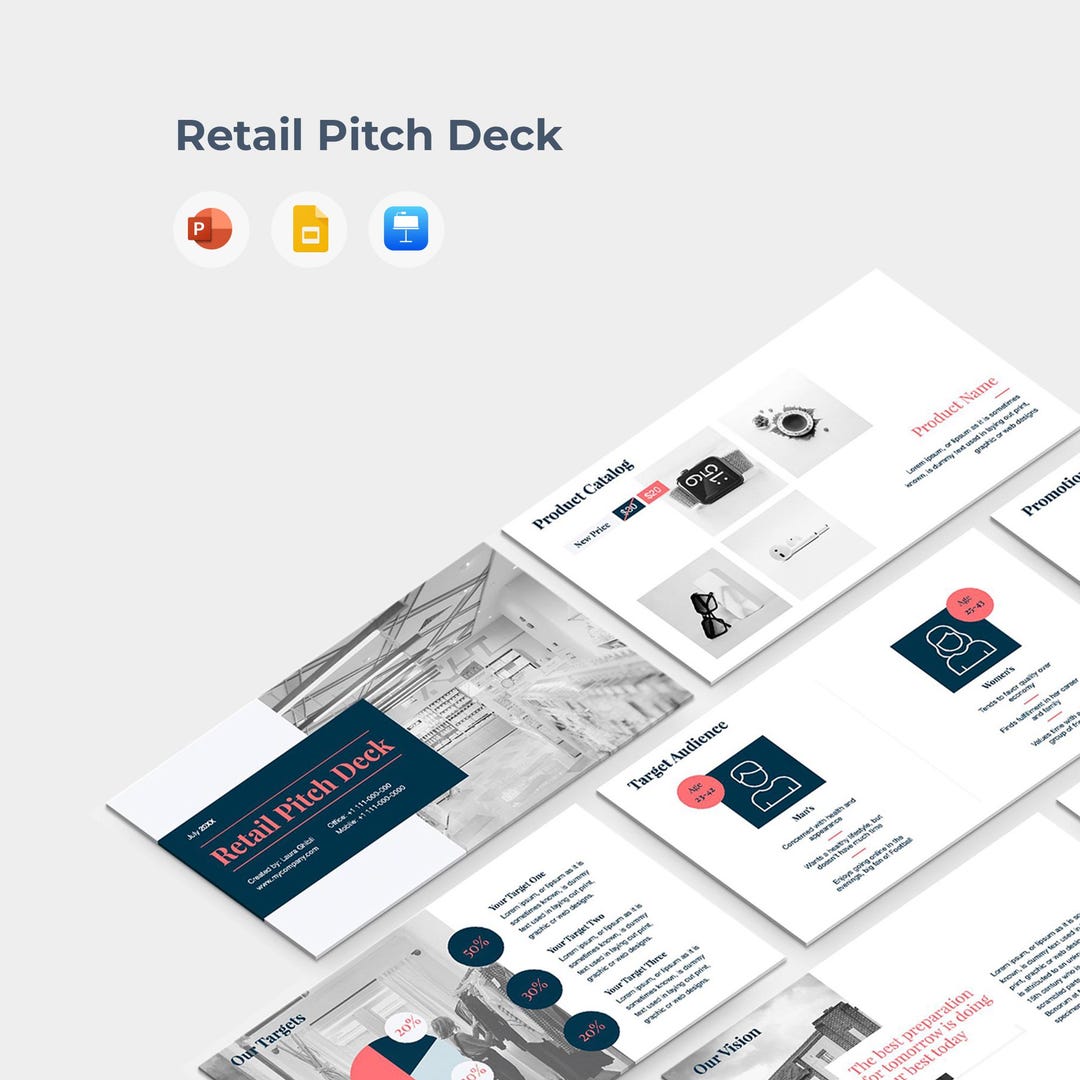 Retail Pitch Deck | Product Presentation Template | Powerpoint, Google ...