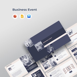 Business Event Presentation Template | Corporate Agenda (Canva, PowerPoint, Keynote, Google Slides)