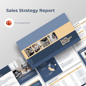 Sales Strategy Report | Business & Marketing | PowerPoint PPT Presentation Template