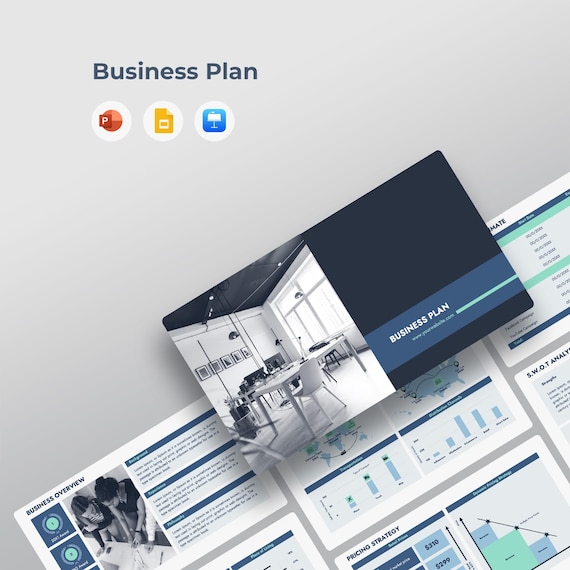 Business Plan Presentation Template | Pitch Deck for Startup & Investors | PowerPoint, Google Slides, Keynote