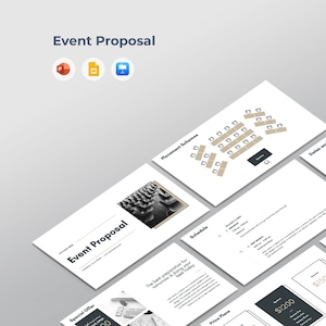 Event Proposal | Schedule | Planner |  PPT PowerPoint, Google Slides, Keynote