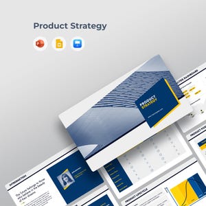Product Strategy & Roadmap Presentation Template | PPT PowerPoint, Google Slides, Keynote