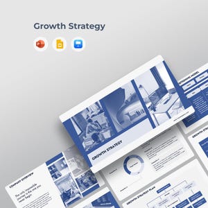 Growth Strategy Presentation Template | Business Plan & Marketing Deck | PPT PowerPoint, Google Slides, Keynote