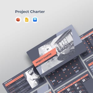 Project Charter | Project Management & Initiation Presentation Template | PPT PowerPoint, Google Slides, Keynote