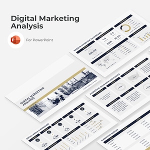 Digital Marketing Analysis | Social Media Strategy PPT PowerPoint Presentation Template