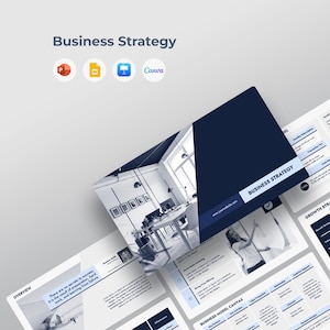Plantilla de presentación de estrategia empresarial (PowerPoint, Keynote, Google Slides, Canva)
