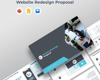 Website Redesign Proposal | Agency Pitch Deck | PPT PowerPoint, Google Slides, Keynote