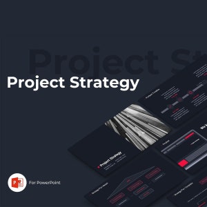 Project Strategy  |  Project Manager Report | Website Plan | PM PPT Slides | PowerPoint Presentation Template