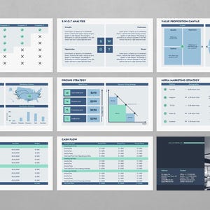 Business Plan Presentation Template | Pitch Deck for Startup & Investors | PowerPoint, Google Slides, Keynote image 3