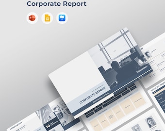 Executive Corporate Report Template | PowerPoint, Keynote, Google Slides