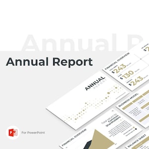 Annual Year Report  | Company Profile  | Statement PowerPoint Template