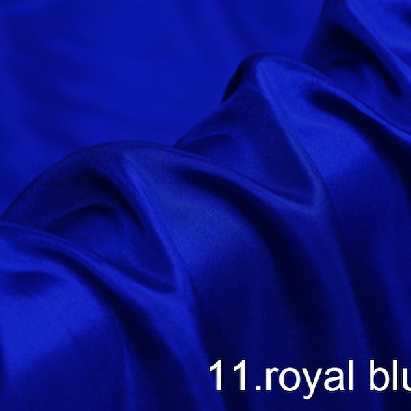 royale university blue silk