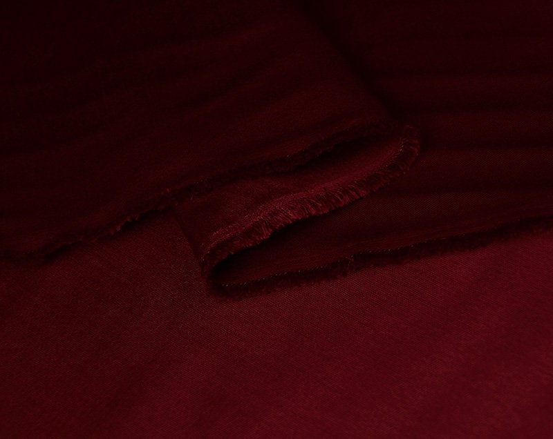 35mm Silk Wool Twill Fabric Pure Solid Fabric 55 Width Etsy