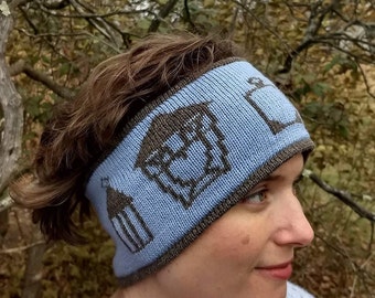 Wool Bryn Mawr Lantern Headband Class Colors Light Blue