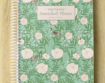 2026-2027 Homeschool Planner: Floral Academic Planner