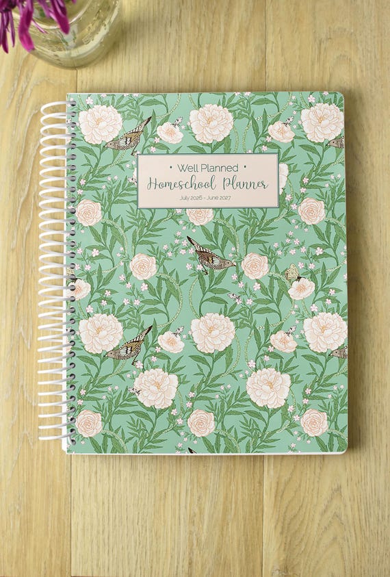 2026-2027 Homeschool Planner: Floral Academic Planner