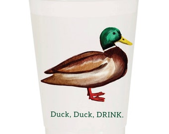 Mallard Duck Frosted Cup | Duck Duck Drink | 16 oz.