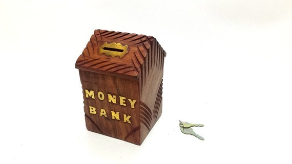 house shaped piggy bank