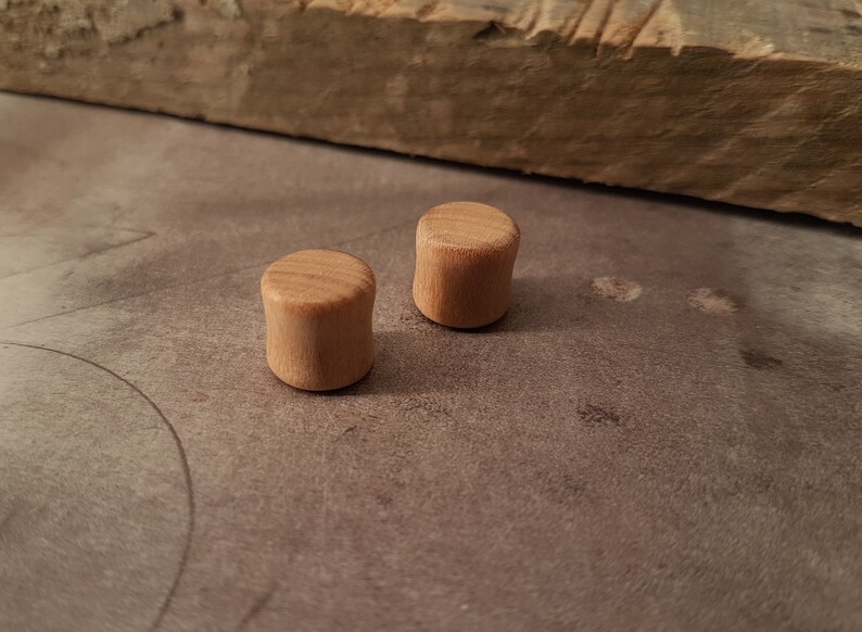4 your ears only-Series Plugs Wood 10 carved from lime wood /& polished