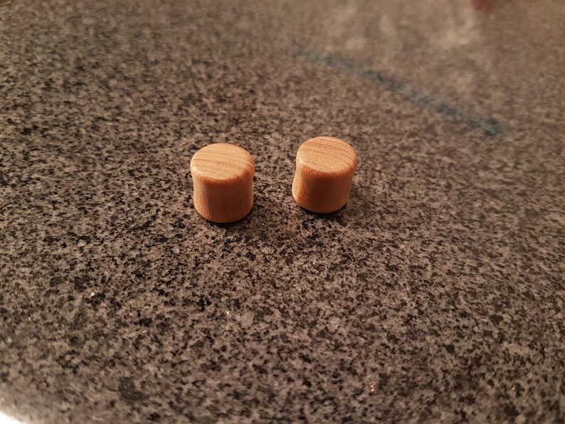 4 your ears only-Series Plugs Wood 10 carved from lime wood /& polished