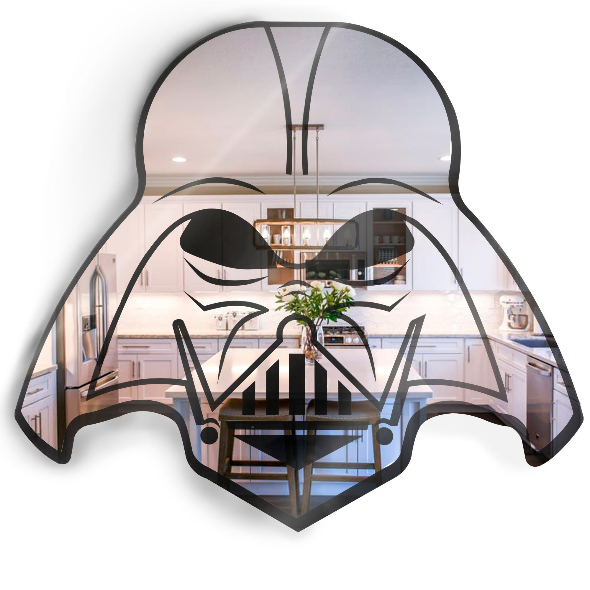 Wall Mirror Shaped Dart Fener, Star Wars, Star Wars, Christmas Gift