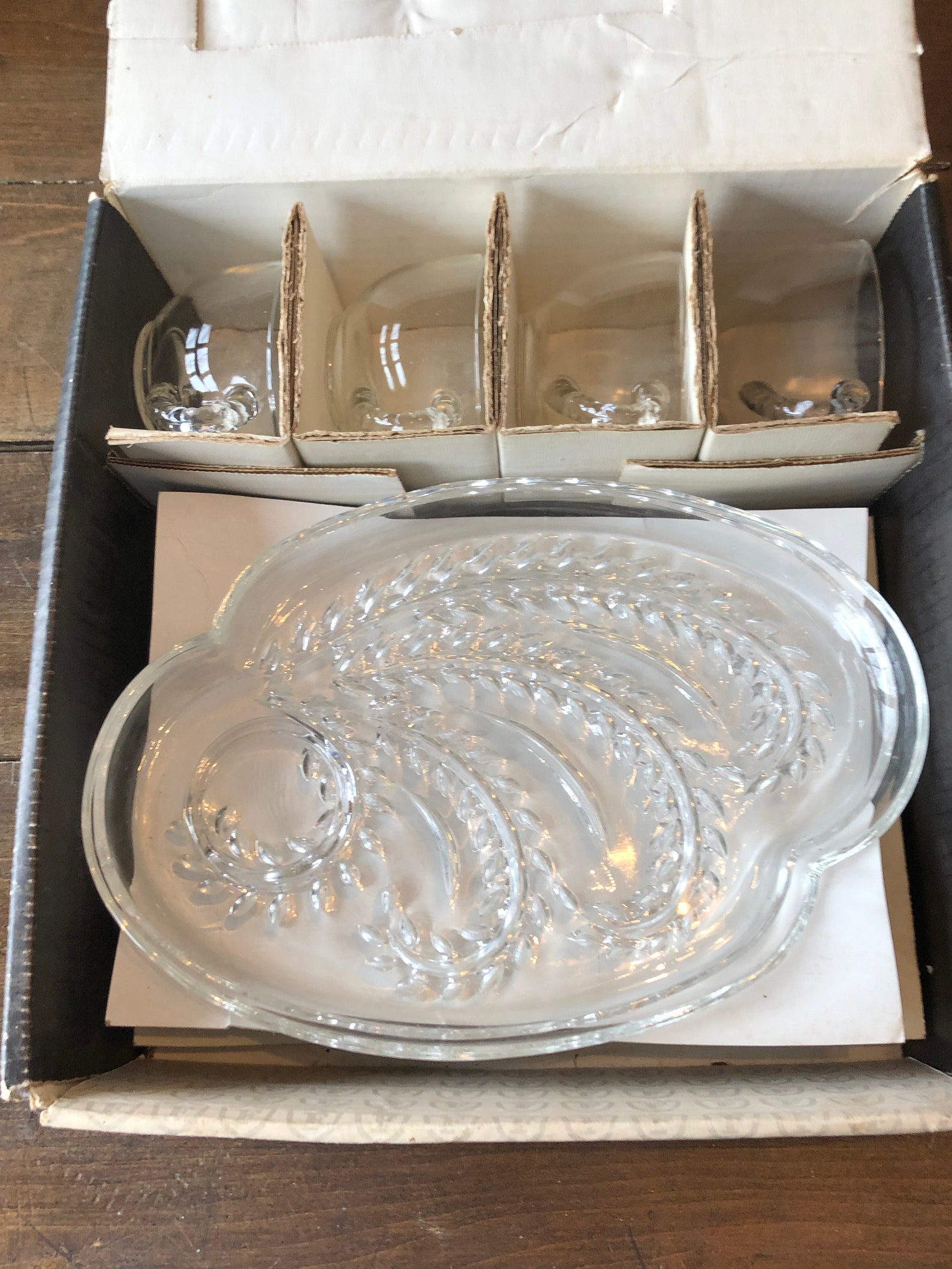 Vintage Homestead Federal Snack Set New in Box Set of 4 Etsy