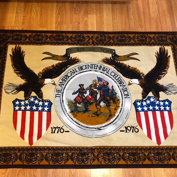 Vintage 1976 Bi Centennial tapestry