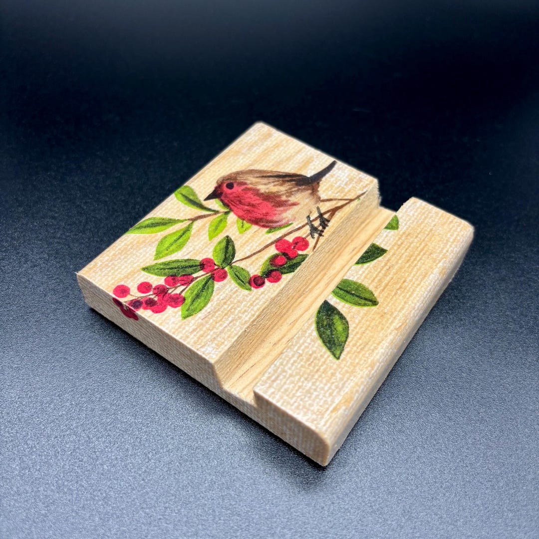 Robin Stand Robin Smartphone Stand, Phone Holder, Wooden Mobile Phone Stand ...