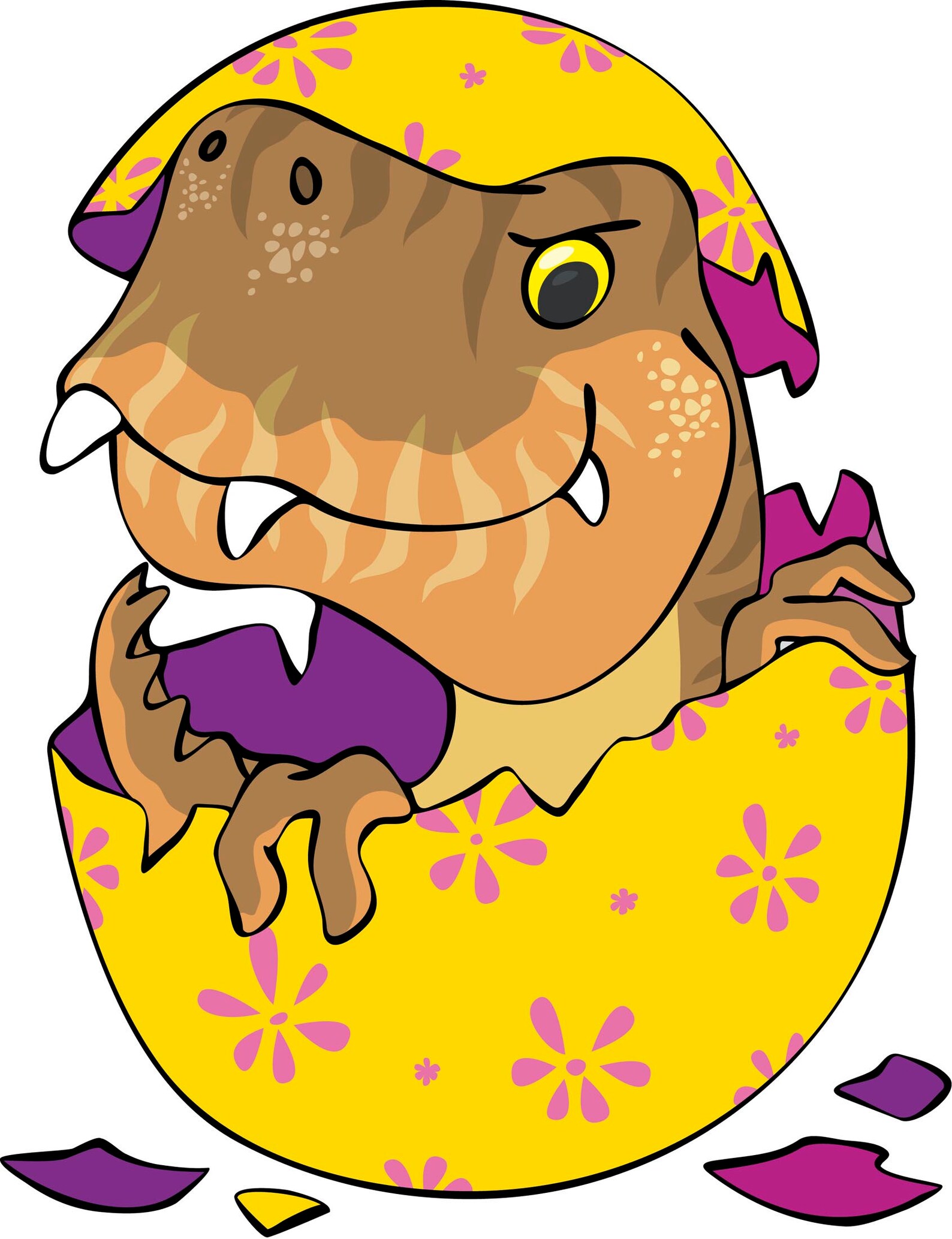 Download Easter baby t-rex in easter egg SVG DIGITAL DOWNLOAD file ...